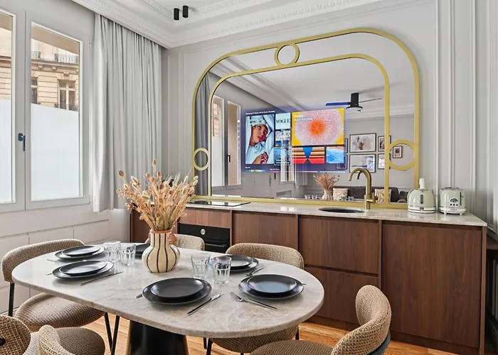 Apartmán Interior Design - 6p-2br - Tour Eiffel Paříž